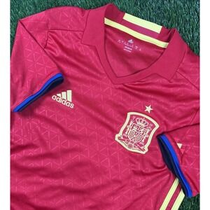 Spain Team Jersey Home football shirt 2015 - 2016 Adidas Camiseta Young L 13-14